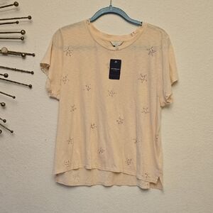 Lucky Brand  Women's Cream Top